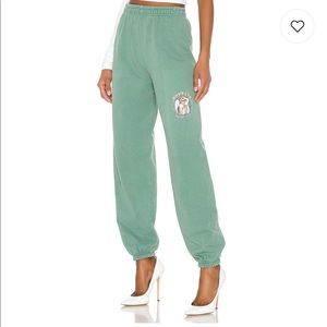 Boys Lie Sweatpants - Light Green. Size Small